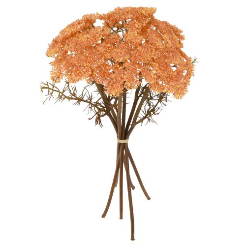 Fiori artificiali di Achillea Achillea arancione artificiale 30cm 6 pezzi