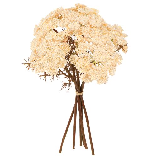 Achillea artificiale in crema Fiori artificiali Achillea 30 cm 6 pezzi