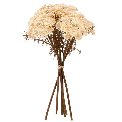 Prodotto Achillea artificiale in crema Fiori artificiali Achillea 30 cm 6 pezzi