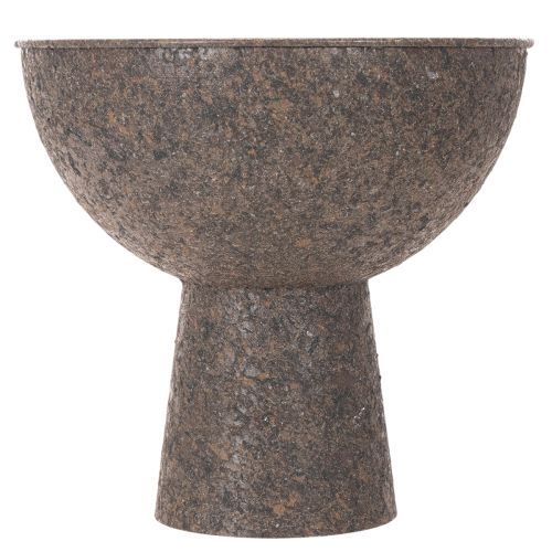 Vaso rotondo con supporto, vaso moderno, 25 cm | Floristik24.it