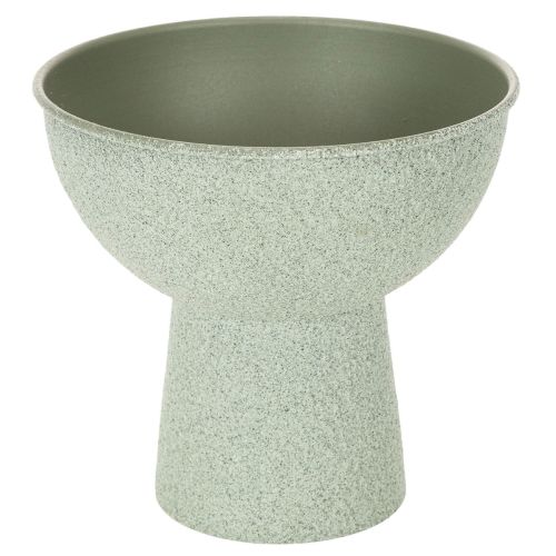 Fioriera rotonda moderna con base alta, 18 cm