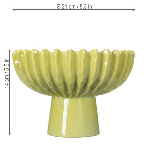 Prodotto Ciotola in ceramica, design elegante per una decorazione elegante della tavola e un accessorio per la casa, 21 cm