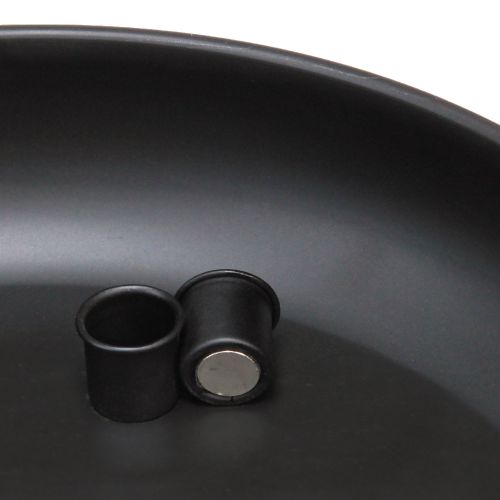 Prodotto Ciotola con magnete portacandele nero Ø33cm H7,5cm