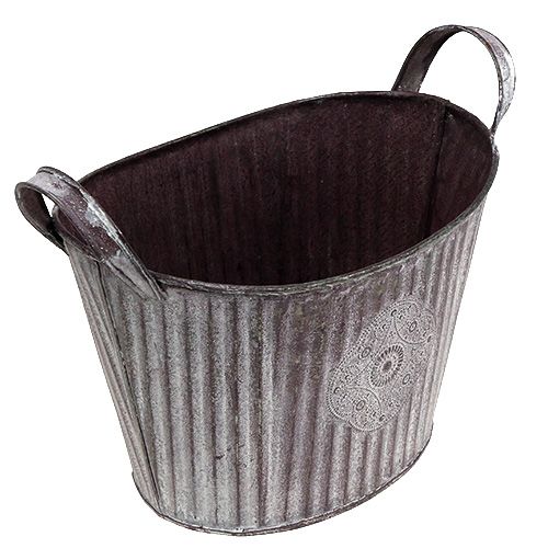 Floristik24 Ciotola ovale 22cm x 16cm H15cm viola