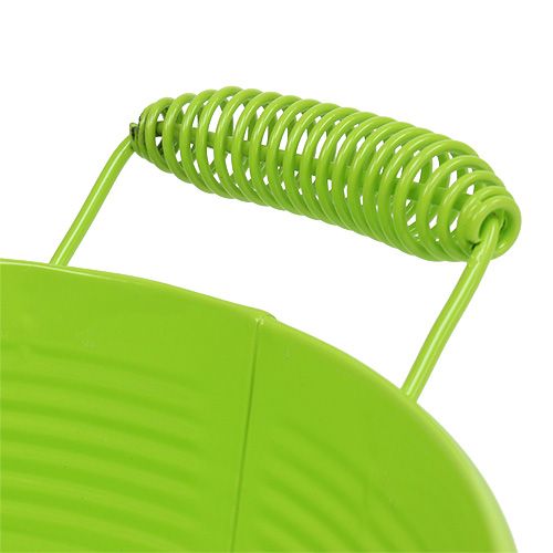 Floristik24 Ciotola rotonda verde mela Ø22cm H9.5cm