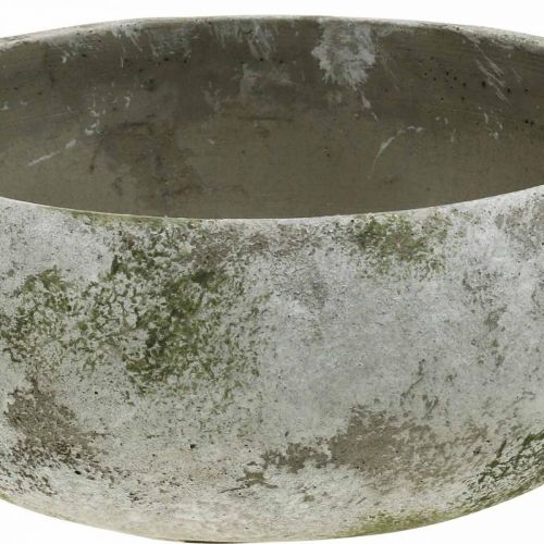 Floristik24 Ciotola per piante dall'aspetto antico, ciotola per fiori patina Ø32cm H14cm