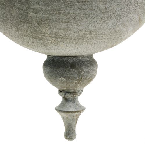 Floristik24 Ciotola per piantare grigio Ø26cm H23cm