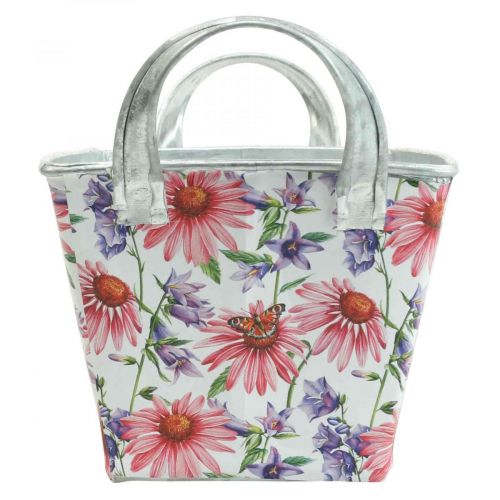 Prodotto Jardiniere fioriera primavera decorazione in metallo 20×12,5×10cm
