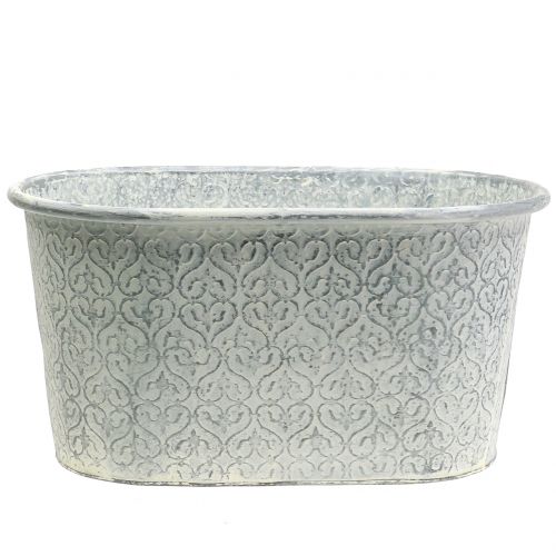 Prodotto Vaso per fioriera in zinco crema 36cm