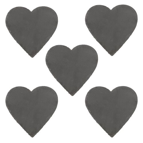 Prodotto Decorazione a forma di cuore in ardesia per una decorazione elegante della tavola e idee creative