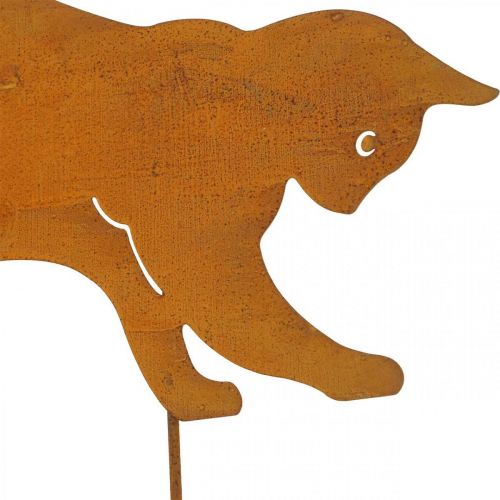 Floristik24 Patina Paletto da Giardino Gatto che Gioca Retro Vintage H41cm