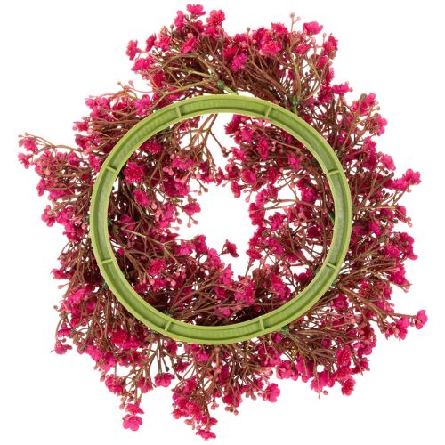 Ghirlanda di fiori artificiali, decorazione con gypsophila, 30 cm | Floristik24.it