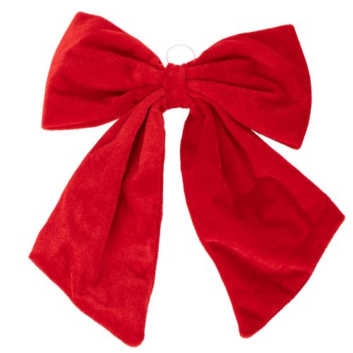 Fiocco decorativo rosso per Natale, 28 cm, 3 pezzi acquistare | Floristik24.it