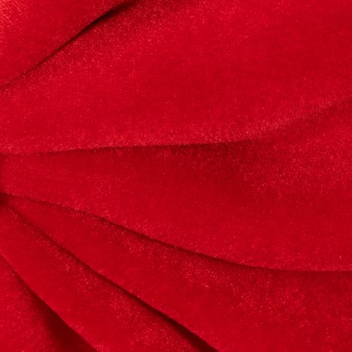 Fiocco decorativo rosso, grande fiocco in velluto per finestra o porta, 50 cm | Floristik24.it