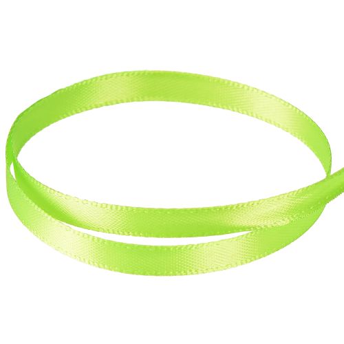 Prodotto Nastro nastro raso nastro regalo verde chiaro 6mm 50m