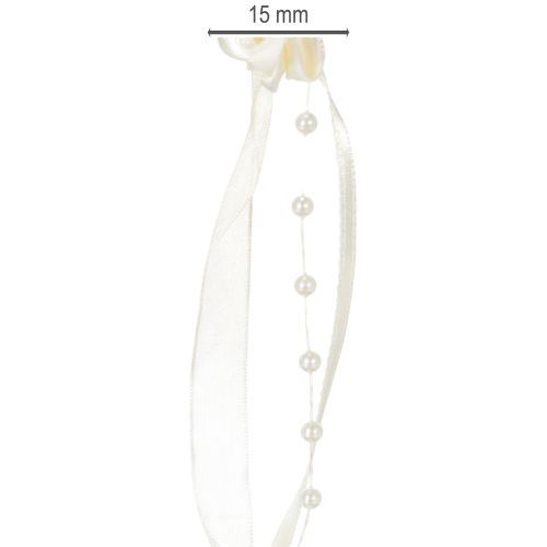 Prodotto Nastro Valentino color crema 15 mm 5 m