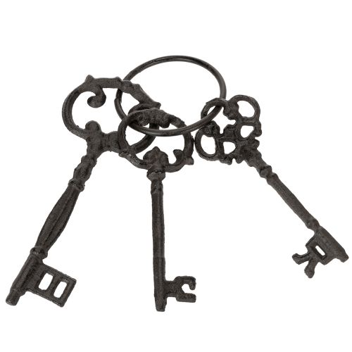 Prodotto Portachiavi decorativo, design a forma di chiave antica, come accessorio nostalgico per la casa, 27 cm