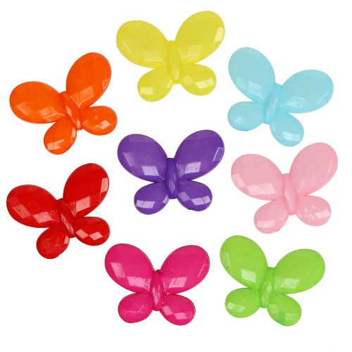 Floristik24 Farfalla 3 cm x 2,3 cm per spolverare 200 g assortiti