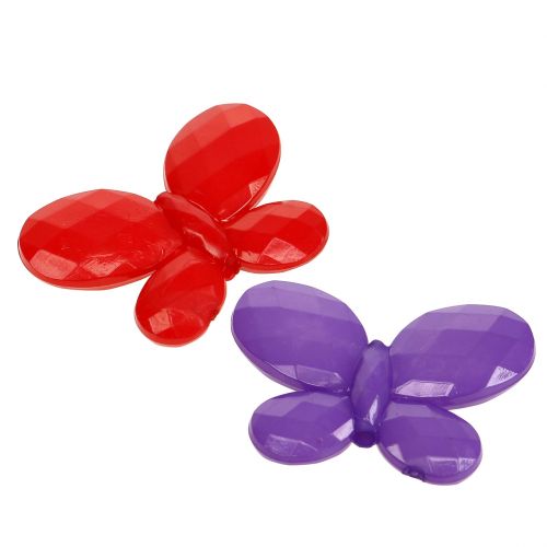 Floristik24 Farfalla 3 cm x 2,3 cm per spolverare 200 g assortiti