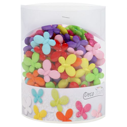 Floristik24 Farfalla 3 cm x 2,3 cm per spolverare 200 g assortiti