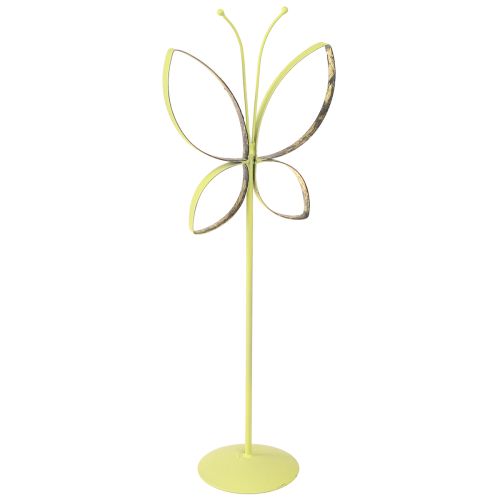 Prodotto Farfalla decorazione in metallo primavera verde oro H35cm 2 pz