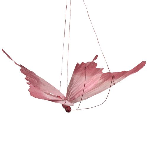 Floristik24 Grande decorazione a forma di farfalla da appendere, elegante decorazione da parete, 50 cm, 2 pezzi