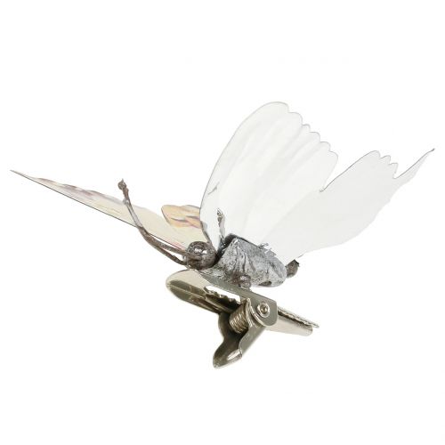 Prodotto Farfalla oro lucido su clip 12 pz