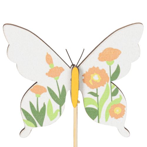 Prodotto Pali a forma di farfalla, ideali come elemento decorativo in giardino o in vaso, 29 cm, 12 pezzi