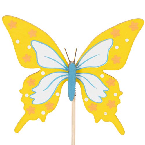 Prodotto Stuzzicadenti, materiale per bricolage, motivo a farfalla per decorare confezioni regalo, 28,5 cm, 12 pezzi