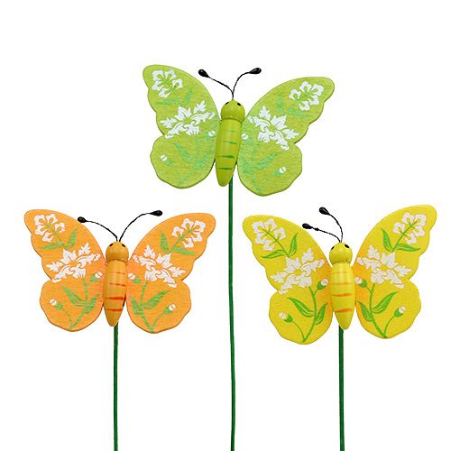 Prodotto Farfalle assortite 6 cm L25 cm 15 pezzi