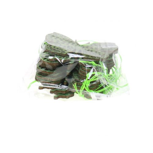 Prodotto Appendino decorativo farfalla verde glitter 8 cm 12 pz
