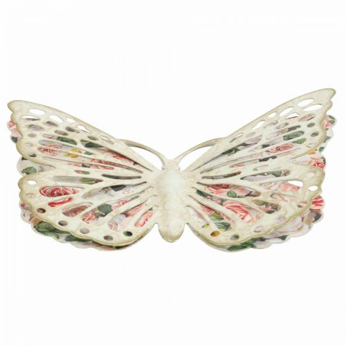 Floristik24 Decorazione da parete decorazione farfalla in metallo stile country L21,5cm