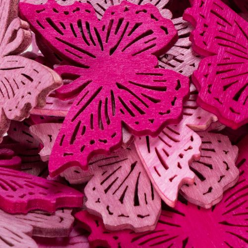 Prodotto Elementi decorativi a forma di farfalla per composizioni primaverili da tavola e ciotole, 4 cm, 72 pezzi