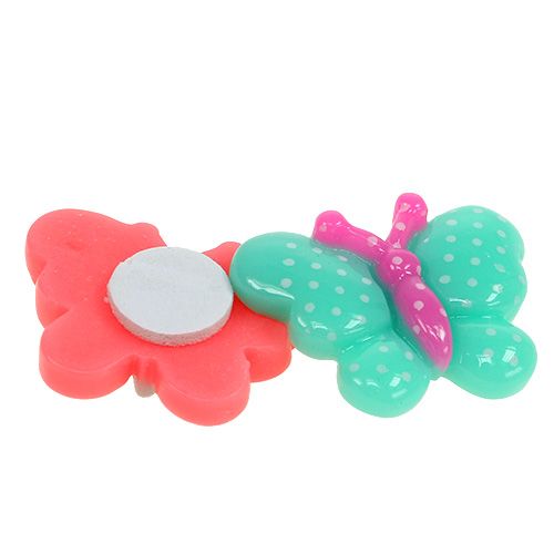 Farfalle Mini 2 cm multicolore 24 pezzi