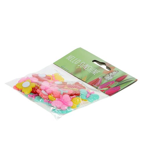 Floristik24 Farfalle Mini 2cm colorate 24 pz