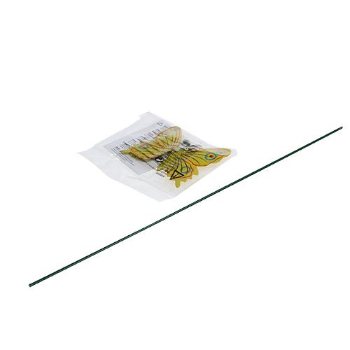 Floristik24 Farfalla su stecco 8cm Giallo