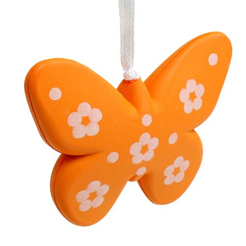 Floristik24 Farfalle da appendere colorate 6,5 cm 5 pezzi