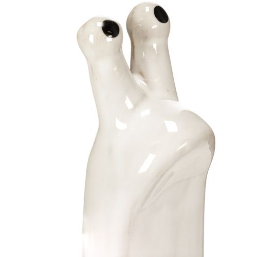 Prodotto Statuetta decorativa in ceramica a forma di lumaca per eleganti ambienti abitativi e incantevoli decorazioni da tavola, 16 cm