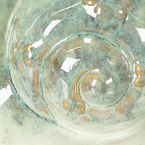 Prodotto Statuetta decorativa in ceramica a forma di lumaca per eleganti ambienti abitativi e incantevoli decorazioni da tavola, 16 cm