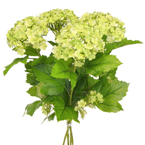 Prodotto Fiori artificiali a palla di neve Viburno artificiale verde 61cm 4 pz