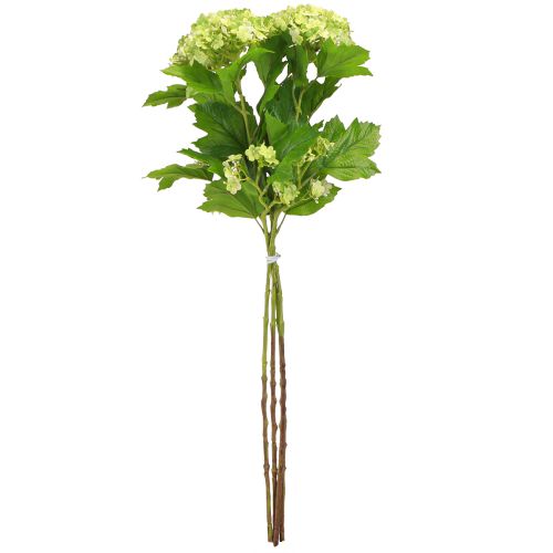 Prodotto Fiori artificiali a palla di neve Viburno artificiale verde 61cm 4 pz
