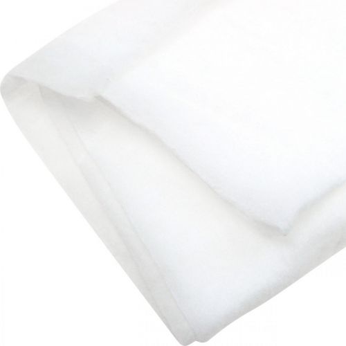 Floristik24 Coperta da neve decorativa tappeto da neve artificiale tappeto da neve bianco 200×50cm