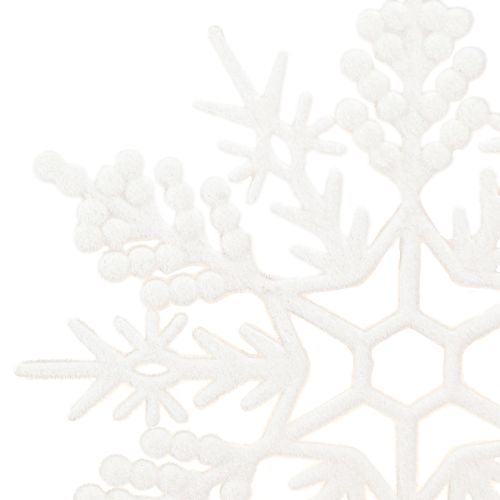 Prodotto Decorazione fiocco di neve da appendere decorazione invernale bianco 30 cm 3 pezzi