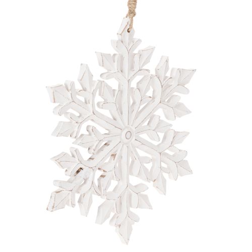 Grande fiocco di neve decorativo, da appendere, 30 cm acquistare | Floristik24.it