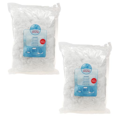 Prodotto Fiocchi di neve fiocchi di neve artificiale bianca 100 g × 4 pezzi