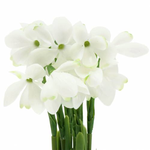 Floristik24 Bucaneve artificiali bianco 26,5 cm 6 pezzi