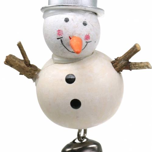 Floristik24 Addobbi per l'albero di Natale pupazzo di neve da appendere 7 cm 6 pezzi