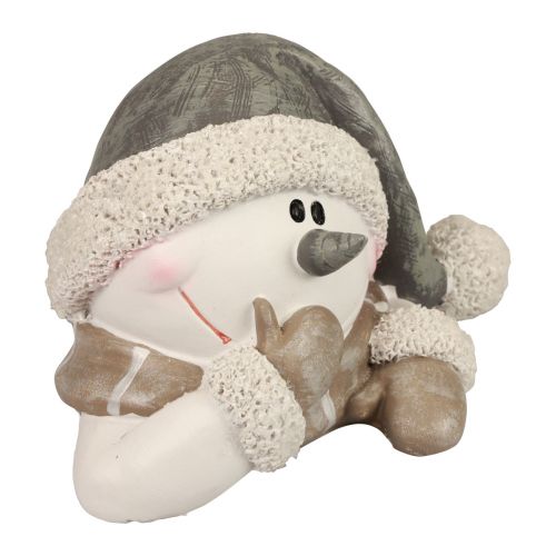 Prodotto Decorazione pupazzo di neve Decorazione natalizia invernale 18,5×13,5×11 cm