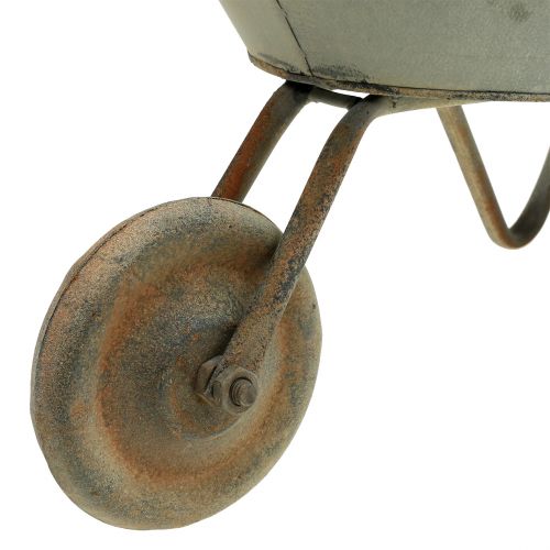 Floristik24 Carriola Carro per piante 61 cm x 25 cm x 26,5 cm Grigio