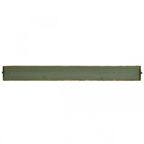 Floristik24 Deco cassetto Vassoio in legno effetto vintage verde shabby 65×11×7 cm